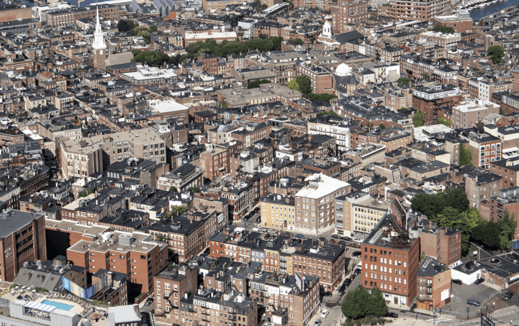 urban city aerial photography