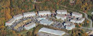 10 Newbridge Apartments in Woodfin, NC Aerial View