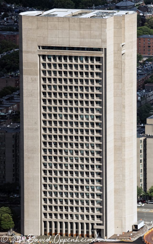 177 Huntington Avenue Building in Boston Aerial