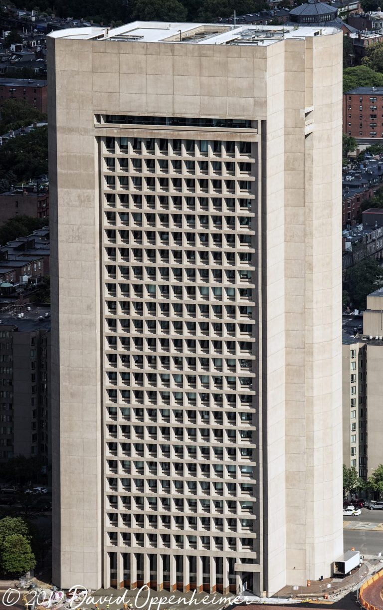 177 Huntington Avenue Building in Boston Aerial