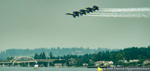 Blue Angels Flying at Seattle Seafair 2017
