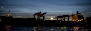 Charleston Harbor Cargo Ship