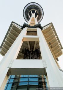 Seattle Space Needle from the Ground