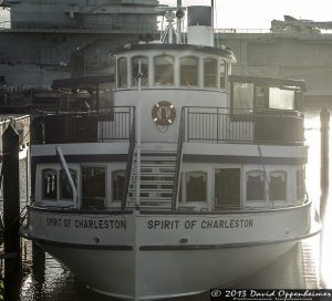Spirit of Charleston of SpiritLine Cruises at Patriots Point Naval & Maritime Museum