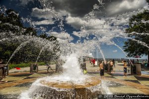 Fountain at Waterfront Park in Charleston