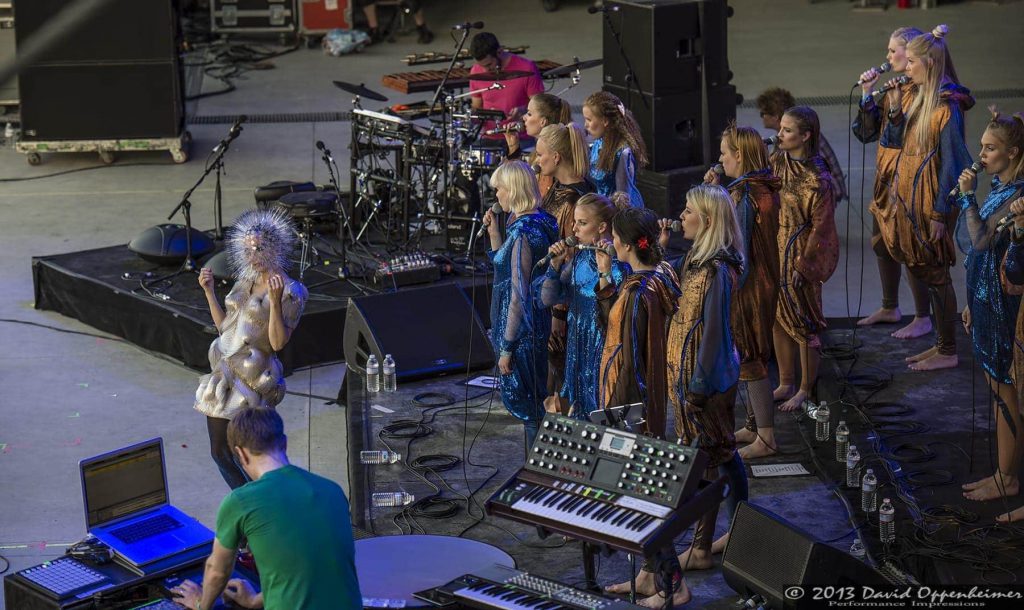 Björk concert photo live
