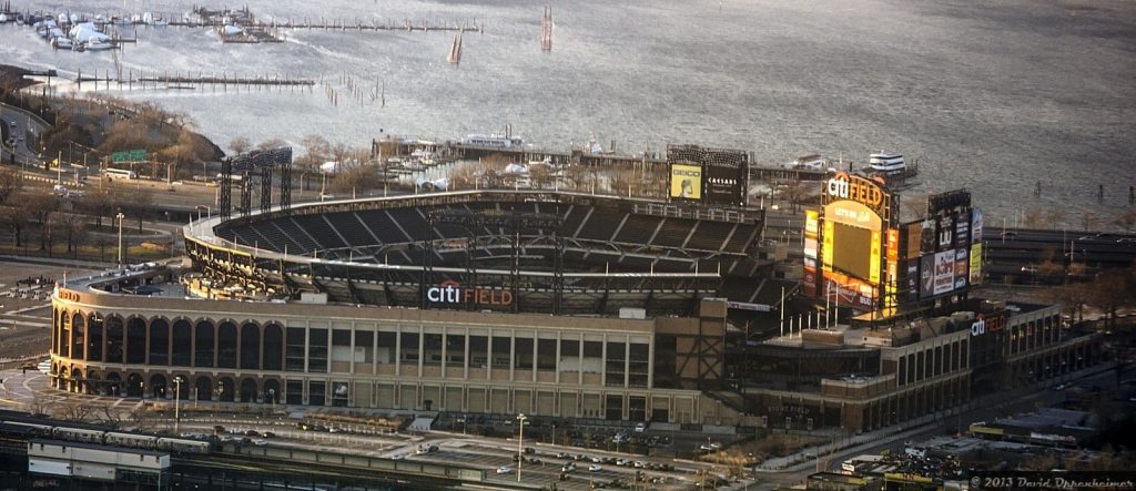 citi field stadium new york aerial photography