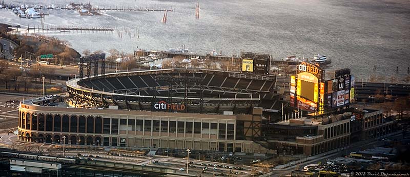 citi field stadium new york aerial photography