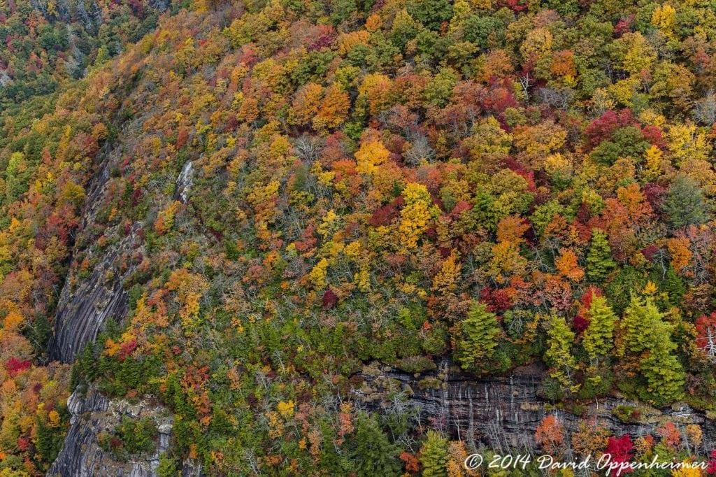 aerial photo of cliffs panthertown valley in nantanhala national forest