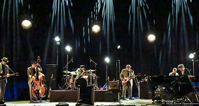 photo of a bob dylan concert