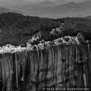 aerial photo of middle side of table rock