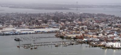 College Point and Flushing Bay in Queens, New York aerial view - © 2024 David Oppenheimer - Performance Impressions aerial photography archives - https://performanceimpressions.com College Point, College Point aerial, College Point real estate, Queens, New York, New York City, NYC, Whitestone Bridge, bridge, Flushing Bay, Flushing, bay, waterfront, harbor, sound, Long Island Sound, Arrow Yacht Club, marina, Flushing Point, Flushing Point Marina, Pepsi Bottling Group, Pepsi, Pepsi factory, houses, buildings, cityscape, landscape, foggy, fog, architecture, skyline, Ferry Point Park, 11356, Whitestone, East River, College Point Reef, aerial, aerial view, aerial photography, aerial photographer, David Oppenheimer, color, horizontal, United States, 1-13985601741,