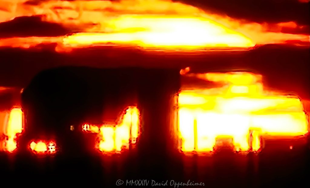 Sunset closeup of the setting sun in Fort Lauderdale Beach, Florida - © 2024 David Oppenheimer - Performance Impressions photography archives - https://performanceimpressions.com sunset, sunset closeup, setting sun, sun, sunshine, orange, fire, closeup, close-up, Fort Lauderdale sunset, Florida sunset, abstract, art, sunny, sky, Florida sun, solar, helio, star, fusion, fusion reaction, energy, sunlight, light, space, orbit, haze, clouds, bright, colorful, relax, retire, end of the day, work’s all done, completion, New Year, day’s end, horizon, setting, Fort Lauderdale, Bahia Mar, Florida, waterfront, luxury real estate, Intracoastal, Intracoastal Waterway, prestigious, Fort Lauderdale real estate, real estate, South Florida, Broward County, contemporary, modern, exclusive, property, resort-style, New River, East Fort Lauderdale, sunset, palm trees, tropical, David Oppenheimer, color, horizontal, United States, VAu 1-530-124, 1-13553735171,