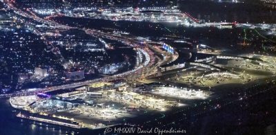 LaGuardia Airport in New York City at night aerial view - © 2024 David Oppenheimer - Performance Impressions aerial photography archives - https://performanceimpressions.com LaGuardia, LaGuardia at night, LaGuardia Airport, LaGuardia Airport aerial, airplanes, aircraft, aviation, LGA, airport, tarmac, taxiing, terminals, night, lights, lighting, travel, vacation, visit, New York, KLGA, runway, Queens, approach, takeoff, landing, New York City, NYC airport, NYC, aerial, aerial view, aerial photographer, aerial photography, David Oppenheimer, color, horizontal, United States, 1-13985601741,