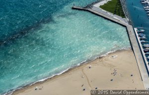 31st Street Beach Chicago Aerial Photo