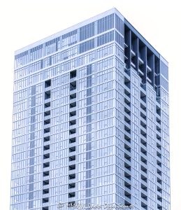 369 Grand by Onni rental apartment tower in Chicago, Illinois, located at 369 West Grand Avenue in the River North neighborhood. Contemporary residential high-rise architecture featuring a glass-clad tower, recessed balconies, and a podium with retail space. The 41-story apartment building was developed by Onni Group and designed by Brininstool + Lynch, with luxury rental residences and amenity spaces in downtown Chicago – © 2026 David Oppenheimer – Performance Impressions photography archives https://performanceimpressions.com 369 Grand, 369 Grand by Onni, 369 West Grand, 369 West Grand Avenue, 369 W Grand, West Grand Avenue, Grand Avenue, Onni Group, Onni, Chicago, Chicago Illinois, Illinois, United States, 60654, Downtown Chicago, River North, Chicago Loop, architecture, Chicago architecture, architectural photography, urban architecture, modern architecture, contemporary architecture, residential architecture, apartment tower, apartment building, rental apartments, luxury apartments, residential tower, residential building, high-rise, skyscraper, building, tower, glass tower, glass building, glass facade, glass-clad tower, reflective glass, curtain wall, balconies, recessed balconies, facade, building exterior, podium, retail space, parking podium, amenity space, residential real estate, apartment real estate, Chicago real estate, real estate, downtown apartments, River North apartments, Chicago apartments, luxury rentals, urban living, city living, commercial architecture, downtown, urban, iconic building, American architecture, Illinois architecture, exterior, daylight, business district, financial district, Brininstool Lynch, Brininstool + Lynch, CMK Companies, commercial photography, commercial imagery, image licensing, licensing, photography licensing, David Oppenheimer, facade, vertical, 1-15156784411