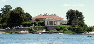 Malcolm Hewitt Wiener's Indian Harbor Waterfront Estate at 66 Vista Drive, Greenwich, Connecticut