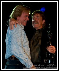 Chuck Norris & Aaron Norris at Actionfest Film Festival Awards Ceremony w. Lifetime Achievement Award