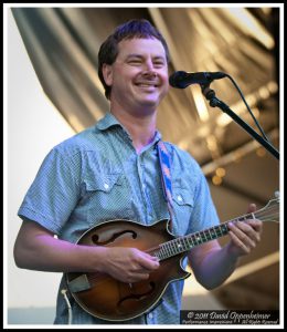 Aaron Redner with Hot Buttered Rum at All Good Festival