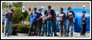 Rocketman Jet Pack flight by Howard Kinnie Gibson at Actionfest Film Festival Stunt Show at Carolina Cinemas