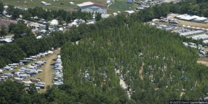 Bonnaroo Music Festival Aerial Photography