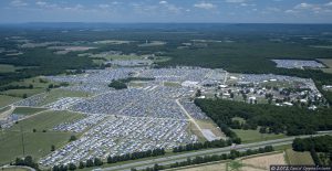 Bonnaroo Music Festival Aerial Photography