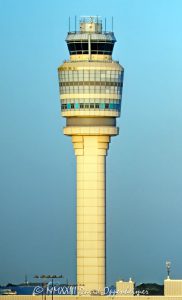 Air traffic Control Tower at Hartsfield-Jackson Atlanta International Airport 