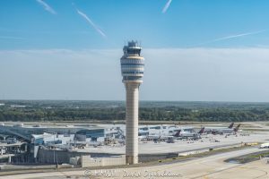 Air traffic Control Tower at Hartsfield-Jackson Atlanta International Airport 