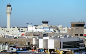 Air traffic Control Towers at Hartsfield-Jackson Atlanta International Airport 