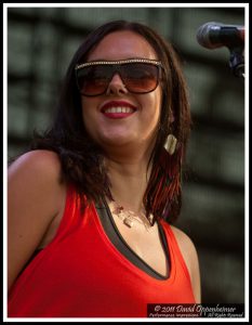 Alecia Chakour with Warren Haynes Band at Bonnaroo