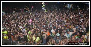 Festival Crowd at Pretty Lights at All Good Festival