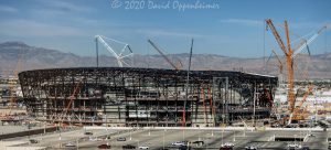 Allegiant Stadium Construction in Las Vegas, Nevada
