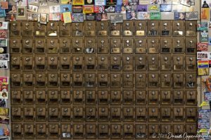 Old Mailboxes at Alley's General Store on Martha's Vineyard