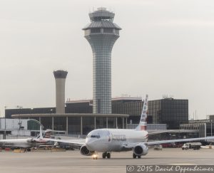 American Airlines Jet at O'Hare International Airport