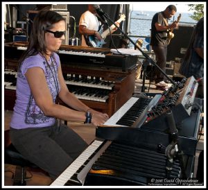 Amy Bowles with the Sam Kininger Band at Gathering of the Vibes