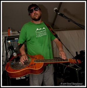Anders Beck with Greensky Bluegrass at Bonnaroo Music Festival