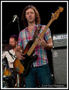 Andrew Altman with Railroad Earth at Bonnaroo 2011