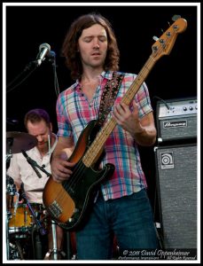 Andrew Altman with Railroad Earth at Bonnaroo 2011