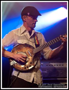 Andy Pond on Banjo with Yonder Mountain String Band