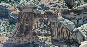 Angel Arch in Canyonlands National Park Aerial
