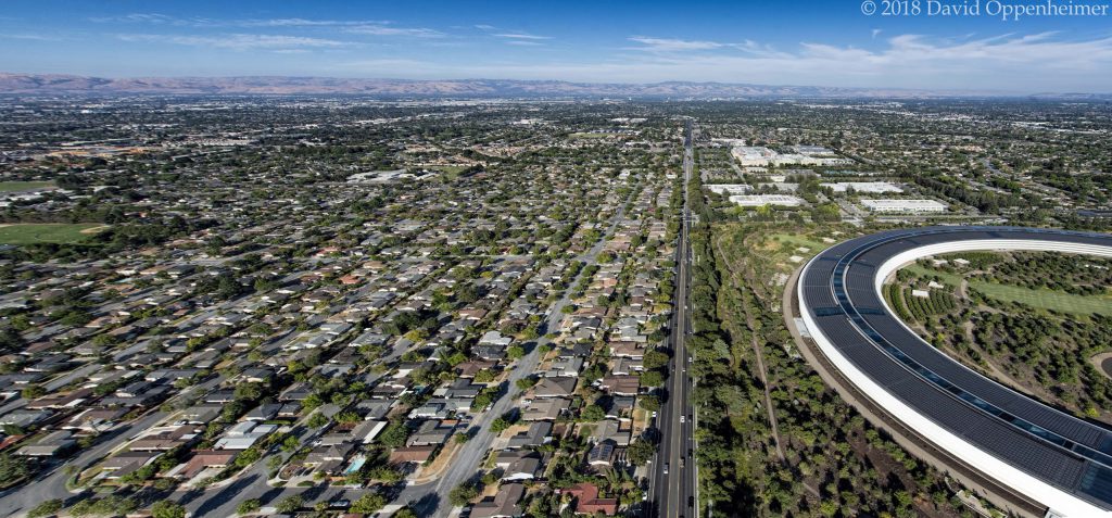 Apple Park Building Apple Inc Headquarters Aerial