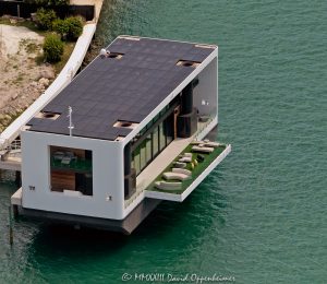Arkup Floating Mansion in Miami, Florida Aerial View