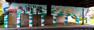 Asheville Mural Project under Highway 240 Bridge