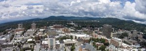 Downtown Asheville Aerial Photo