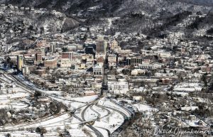 Asheville Downtown Aerial