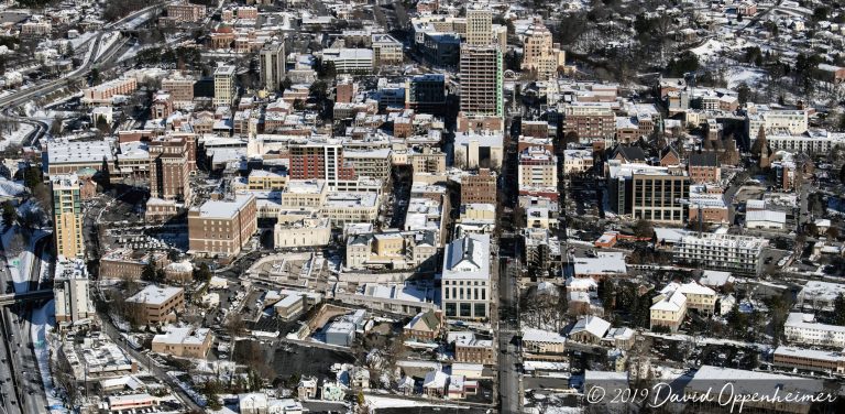 Asheville Downtown Aerial