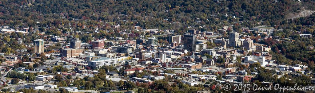 Asheville Downtown Real Estate Aerial