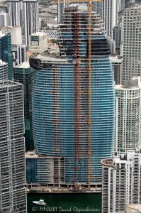 Aston Martin Residences in Downtown Miami Aerial View