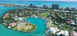 Bal Harbour Marina Florida Aerial View