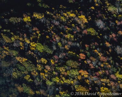 Blue Ridge Parkway Fall Colors Aerial